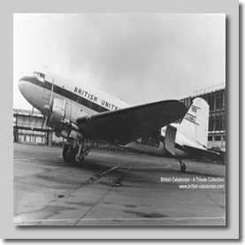 BUA DC3 G-AMHJ at LGW